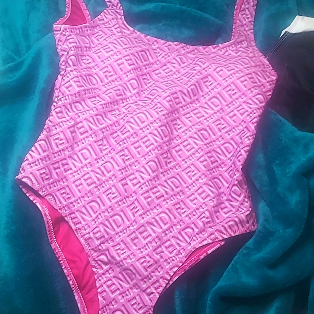 Nwt Fendi One Piece Swim Suit